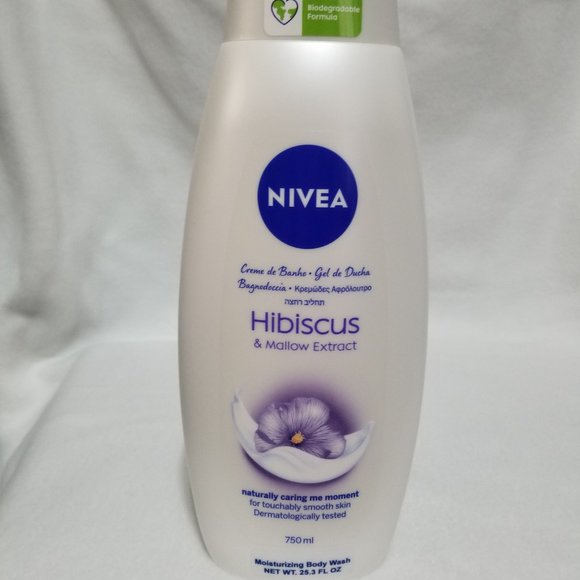 2 Bottles Nivea Hibiscus & Mallow Extract Body Wash Brand New - Picture 8 of 16